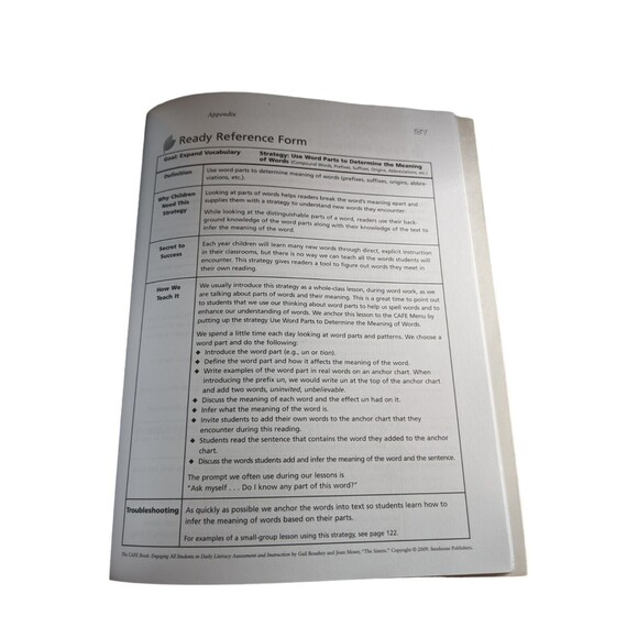 The CAFE Book : Engaging All Students in Daily Literacy Assessment/Instruction - Picture 7 of 9